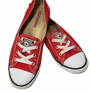 red converse ballet